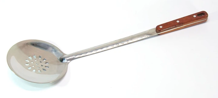 Шумівка узбецька з нержавіючої сталі дерев'яна ручка 40 см (10699239)