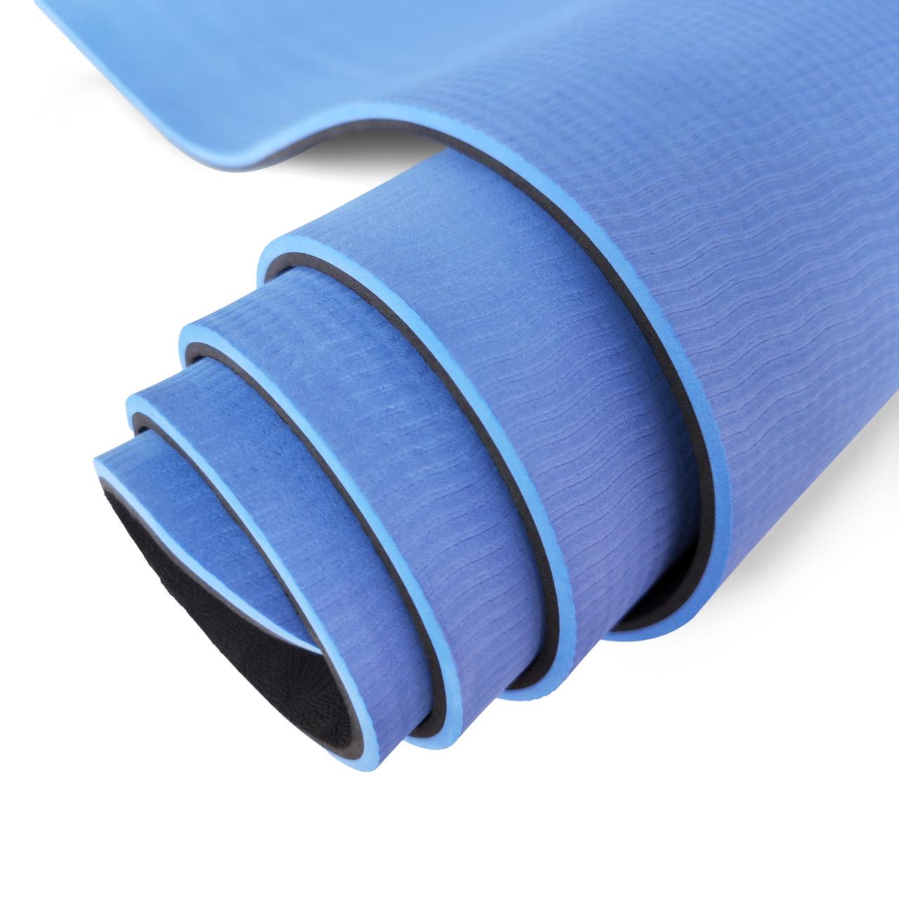 Коврик для фитнеса и йоги Gemini Pro GE-6BDBL TPE/TC 6 мм (14729312) - фото 2 Коврик для фитнеса и йоги Gemini Pro GE-6BDBL TPE/TC 6 мм (14729312) - фото 2