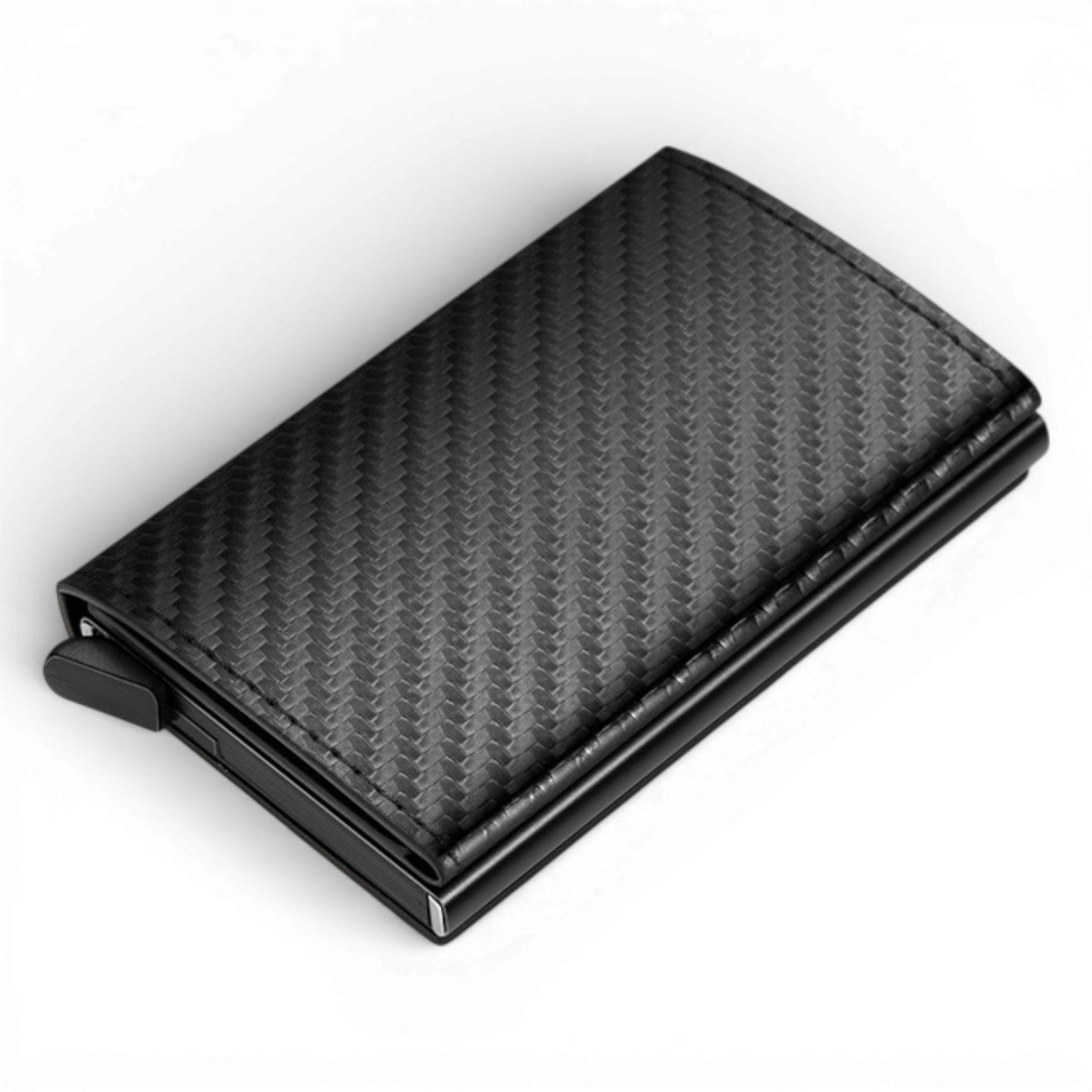 Картхолдер GDragon Home выдвижной с RFID защитой алюминий/кожа Черный (125_3_0_4) Картхолдер GDragon Home выдвижной с RFID защитой алюминий/кожа Черный (125_3_0_4)