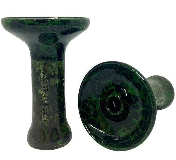 Чаша для кальяна 2x2 Hookah Medium Mosaic Green (12278)