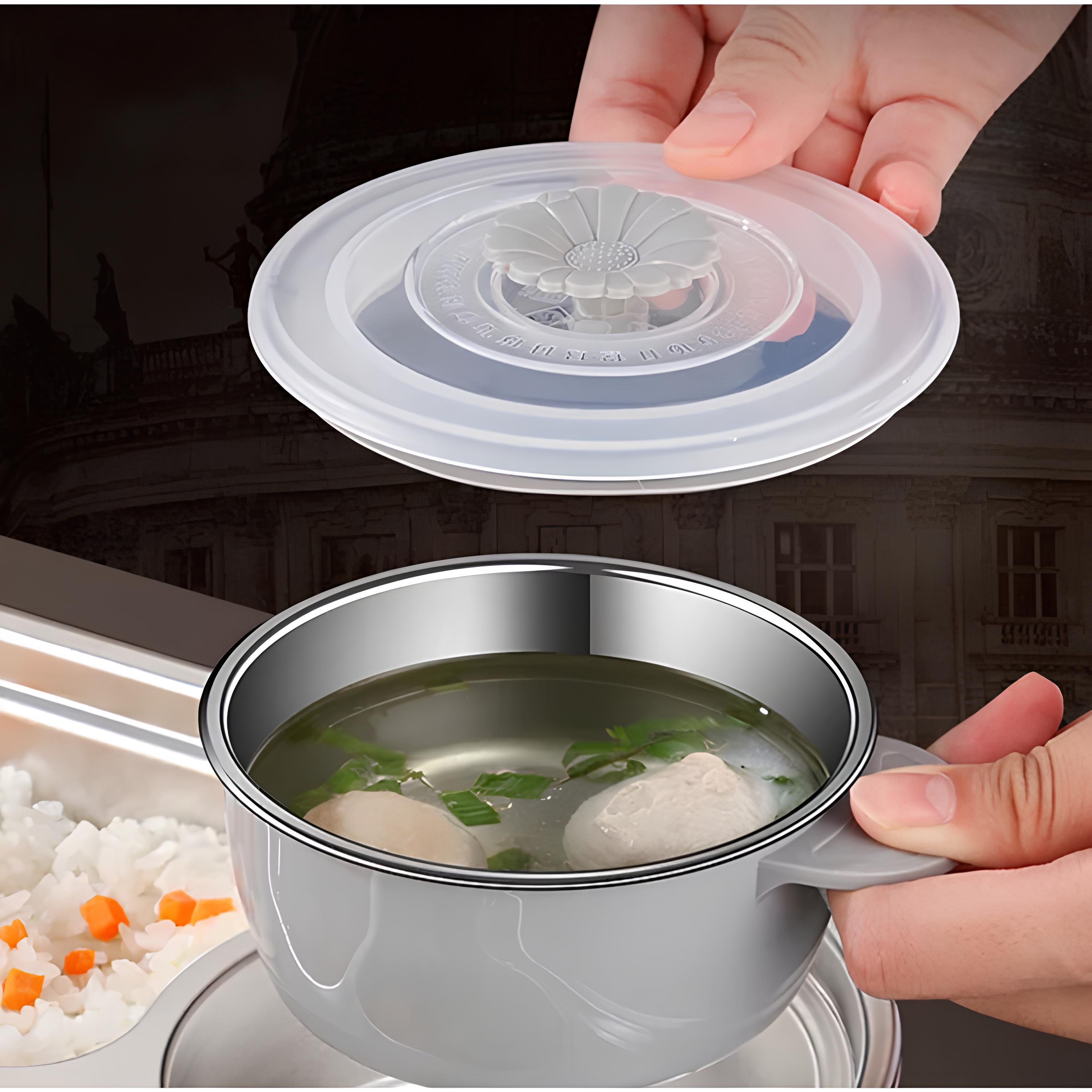 Ланч-бокс термо з нержавіючої сталі з термосумкою (2587) - фото 5