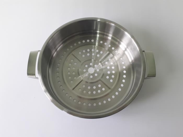 Пароварка-вставка для кастрюли из нержавеющей стали D 27 см (438599167) - фото 4