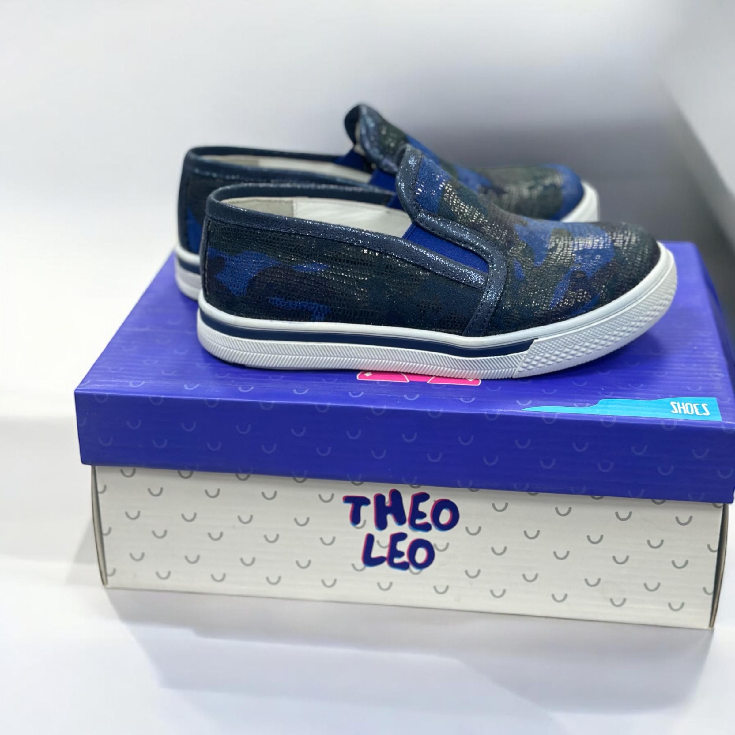 Слипоны детские Theo Leo с супинатором кожаные р. 26 Синий (25983103) - фото 2 Слипоны детские Theo Leo с супинатором кожаные р. 26 Синий (25983103) - фото 2