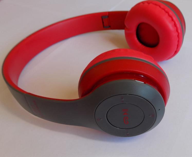 Наушники беспроводные накладные P47 4.1+EDR Wireless headphones bluetooth Черно-красный (882052070) - фото 2