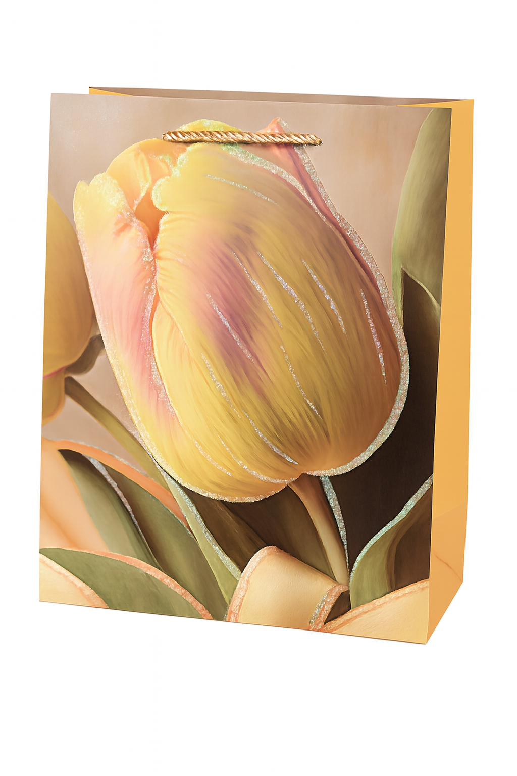 Подарочный пакет Tulips R99665-L 30х41,5х12 см Желтый