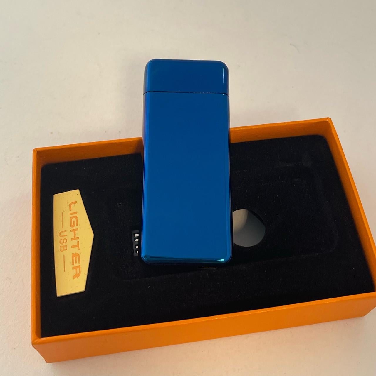 Зажигалка USB со спиралью и светящейся надписью "Нескінченно любимо тебе" (SP09)
