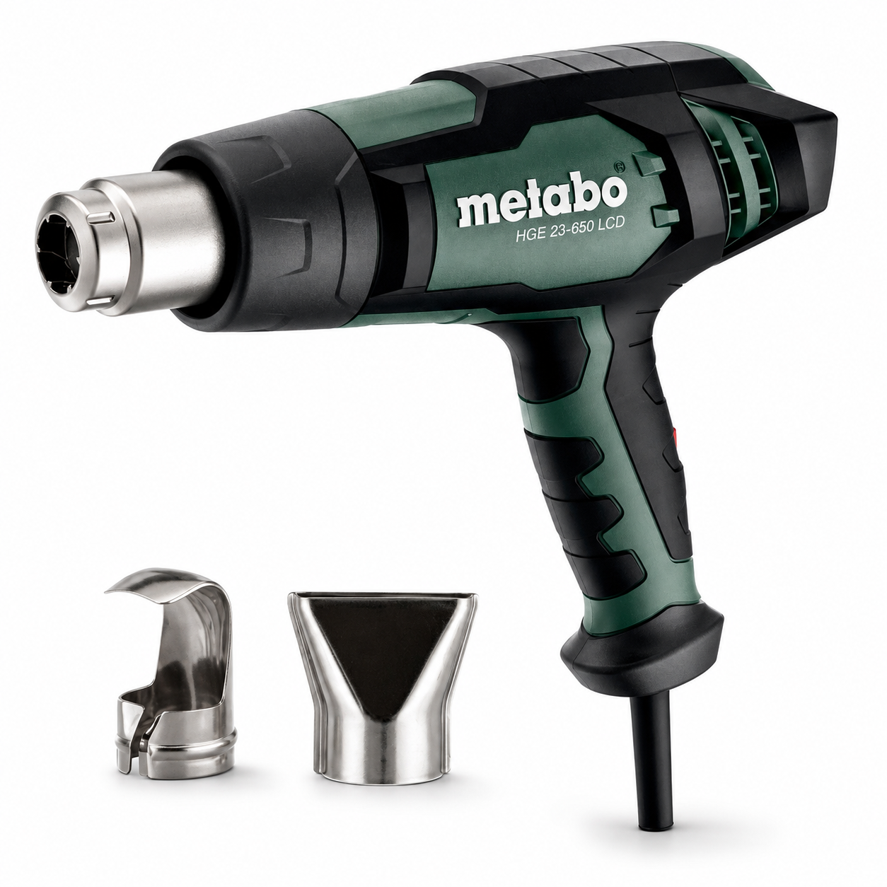 Фен промышленный Metabo HGE 23-650 LCD 2300 Вт до 650°C Зеленый (659444) Фен промышленный Metabo HGE 23-650 LCD 2300 Вт до 650°C Зеленый (659444)