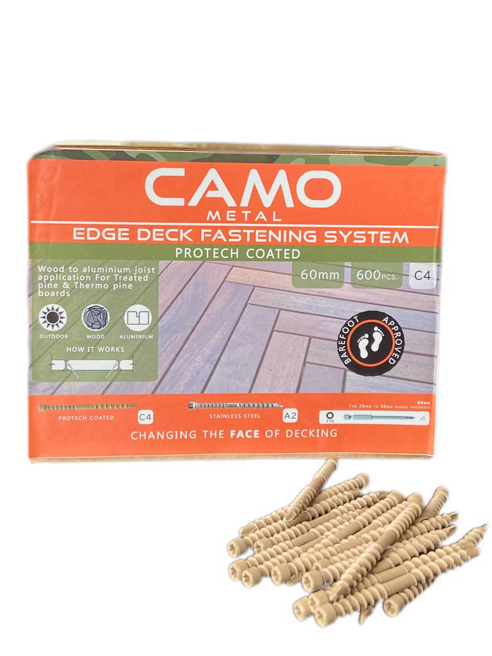 Саморізи прихованого монтажу Amo Metal Camo Metal C4 60 мм 600 шт. (25471641)