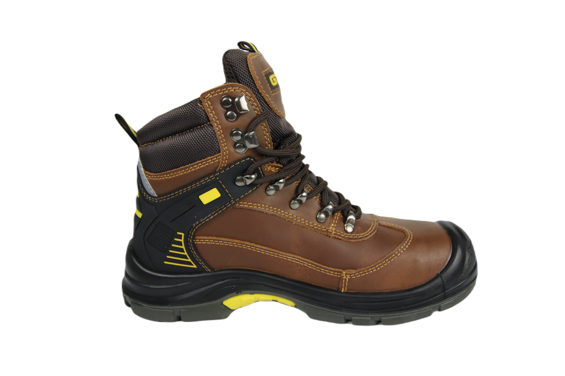 Черевики робочі композитним носком шкіра S1P SRC р. 45 Коричневий (gtm_870511) - фото 3