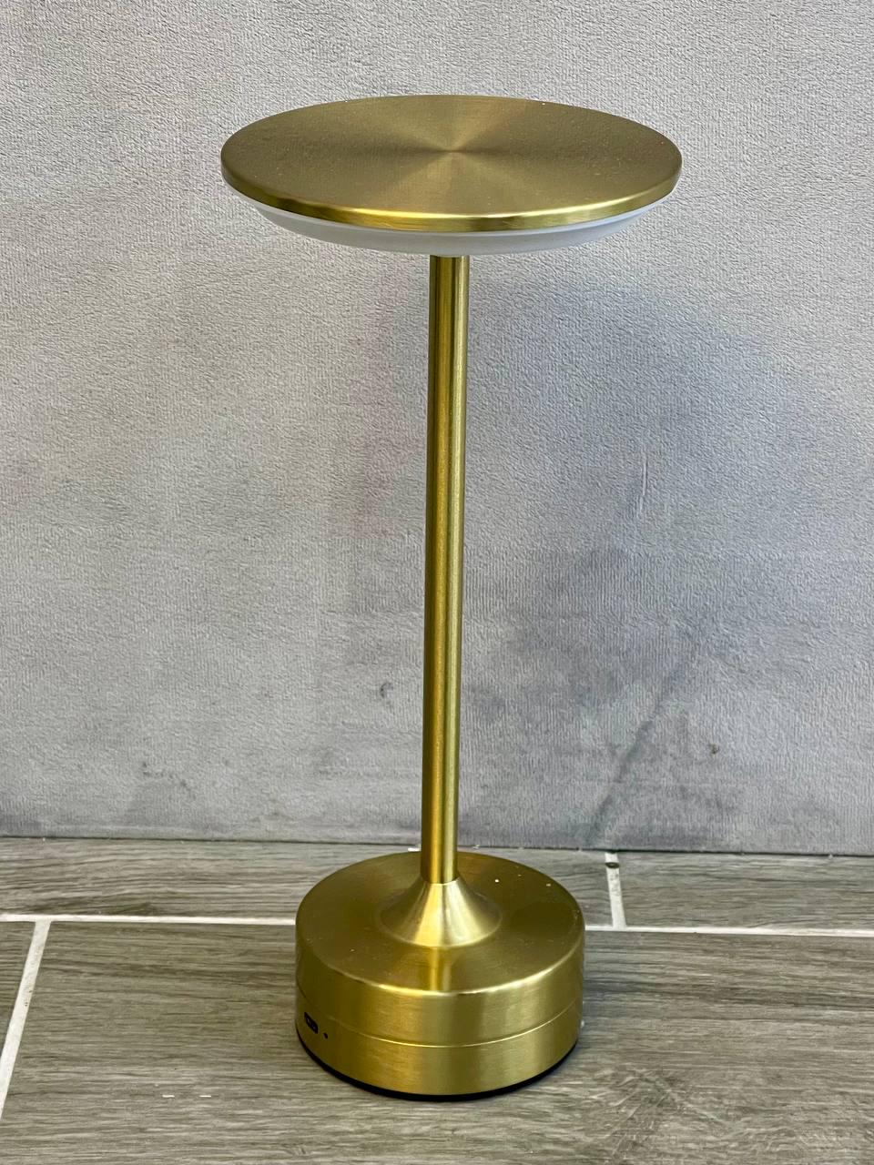 Настольная лампа аккумуляторная Zilini 0102 Золотой (23907707) Настольная лампа аккумуляторная Zilini 0102 Золотой (23907707)