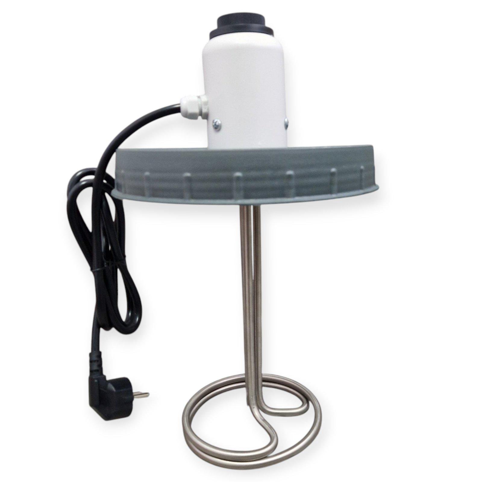 ТЭН для летнего душа крышка с подогревом и терморегулятором 2 кВт (25354375)