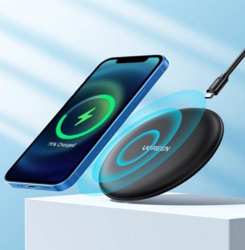 Зарядное устройство для Ugreen CD186 Wireless Charging Pad 15 W Черный - фото 5 Зарядное устройство для Ugreen CD186 Wireless Charging Pad 15 W Черный - фото 5