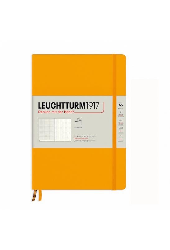 Блокнот Leuchtturm1917 Rising Colours Sun середній м'яка обкладинка крапка (363403)