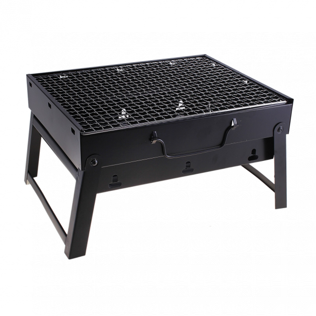 Мангал складной переносной BBQ Folding Grill портативный с решеткой и охладителем воздуха Air Cooler (6358635d) - фото 6