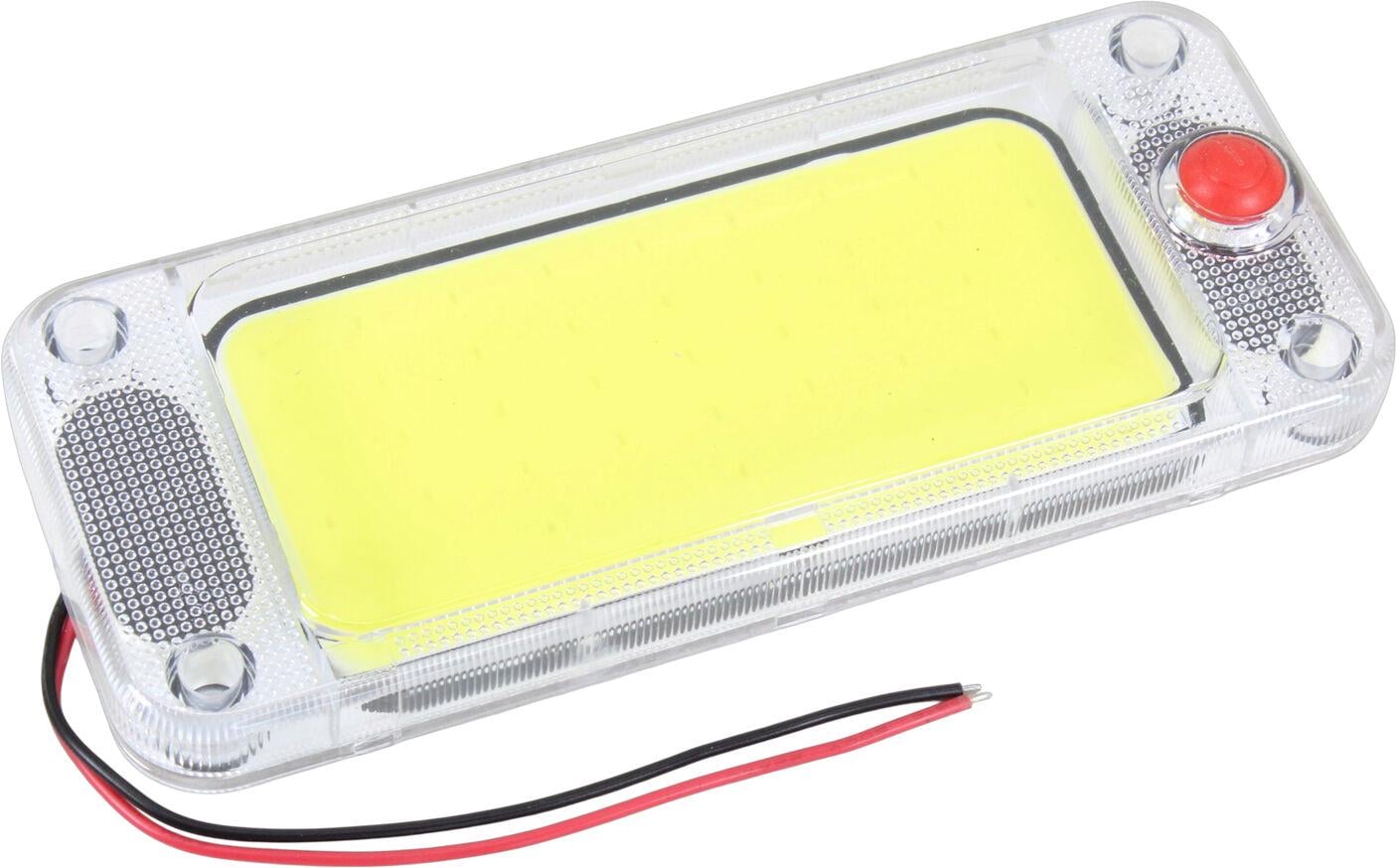 Подсветка салона LED 12-80В 15,3х6,3х1,5 см 54-диоды Белый