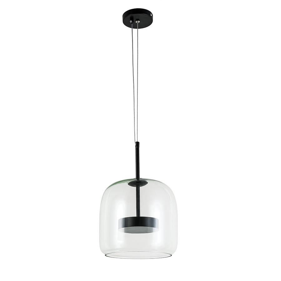 Светильник подвесной светодиодный Levistella 909XL157-1 220 BK/CL Черный/Прозрачный