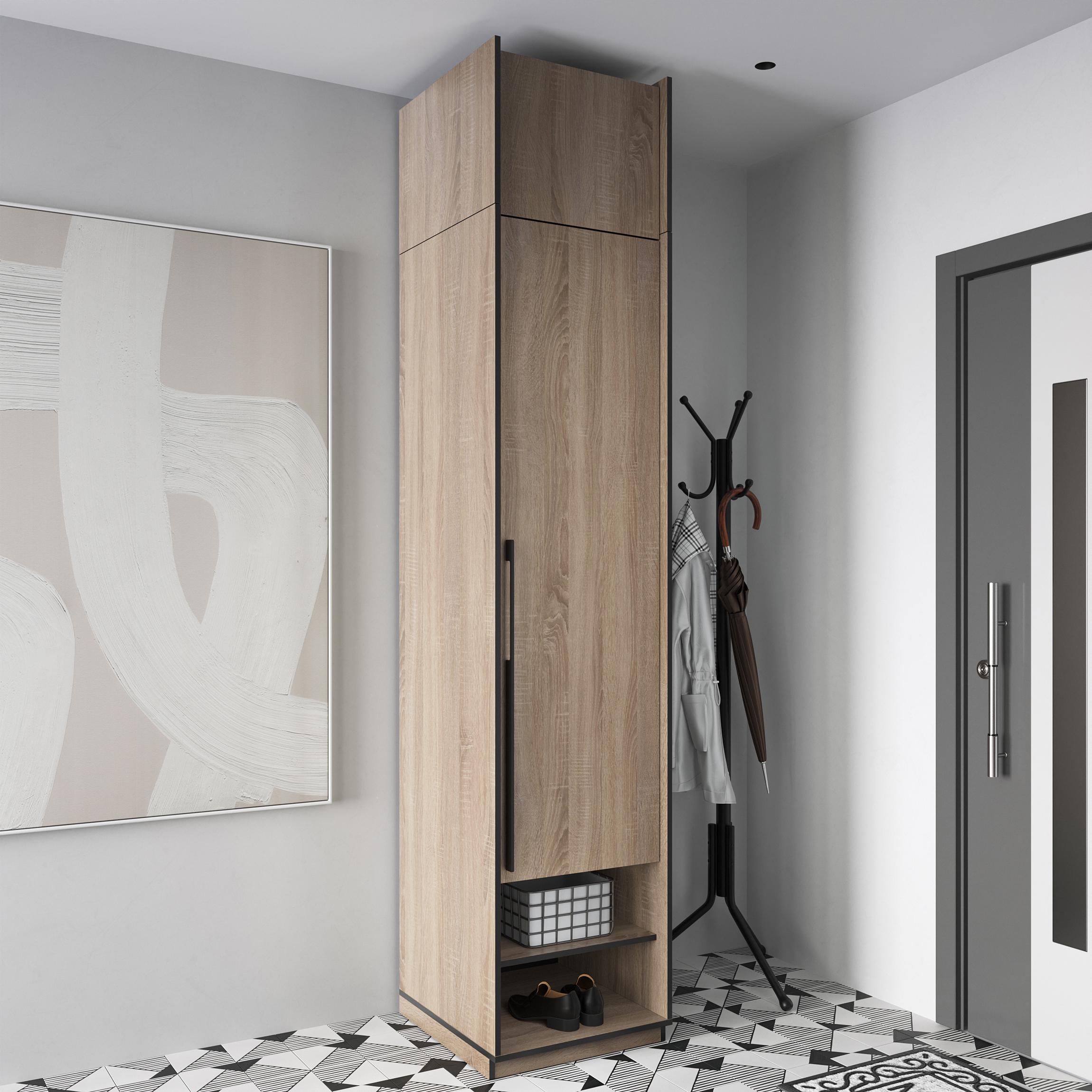 Шафа з полицями та антресоллю Moreli Ramo R-0001 518х2500х570 мм Дуб сонома (mo-R0001R-sonoma-an)