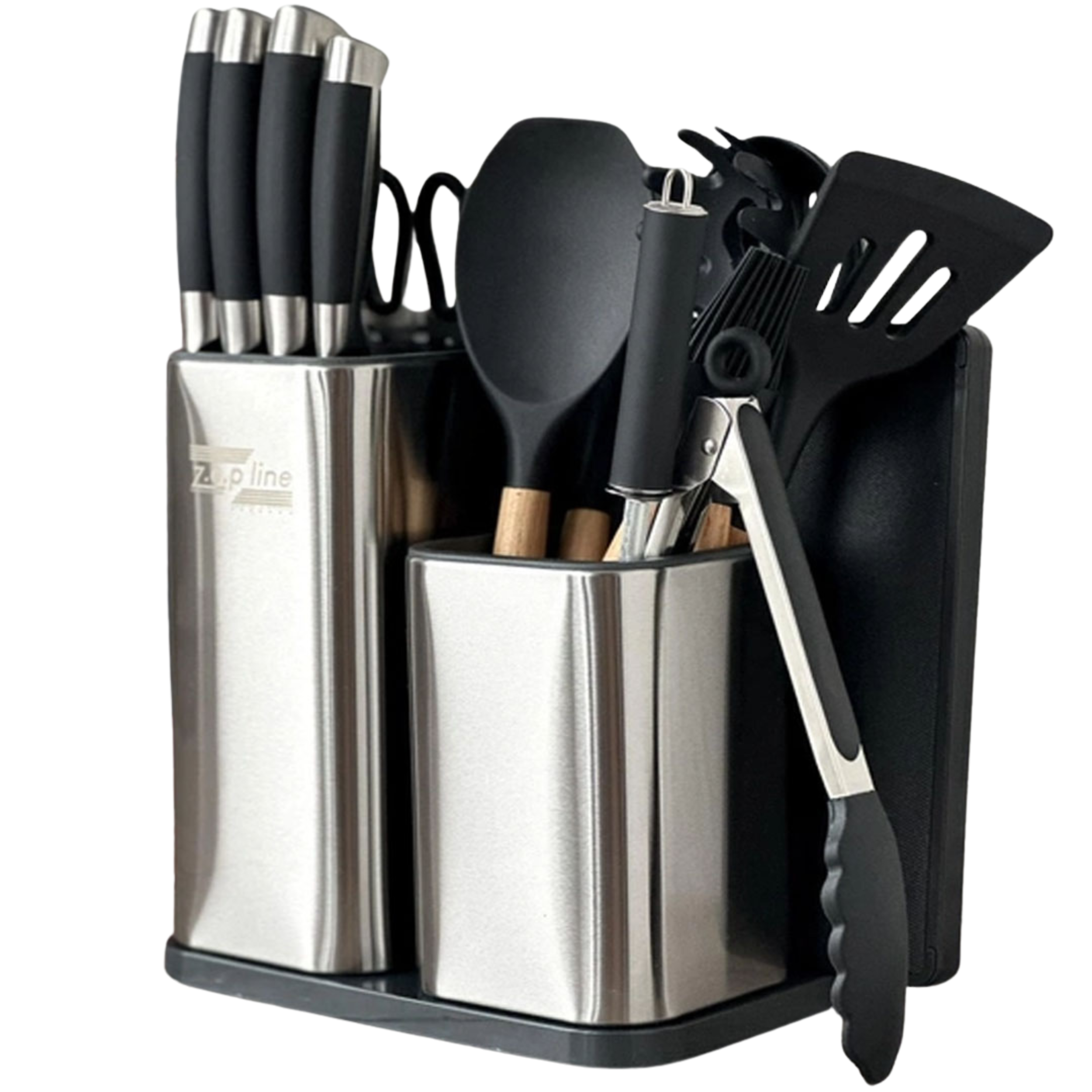 Набір кухонних ножів та приладдя ZepLine ZP-047 17 пр. (802053)