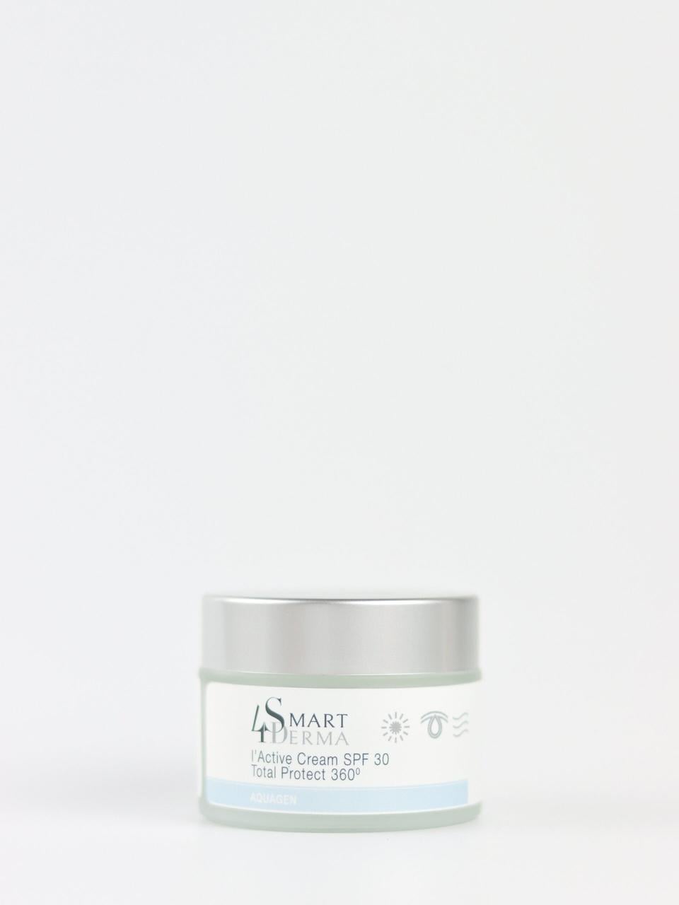 Крем для сухой и нормальной кожи Smart4Derma Aquagen SPF 30 с церамидами экстраувлажняющий 50 мл (1667961675)