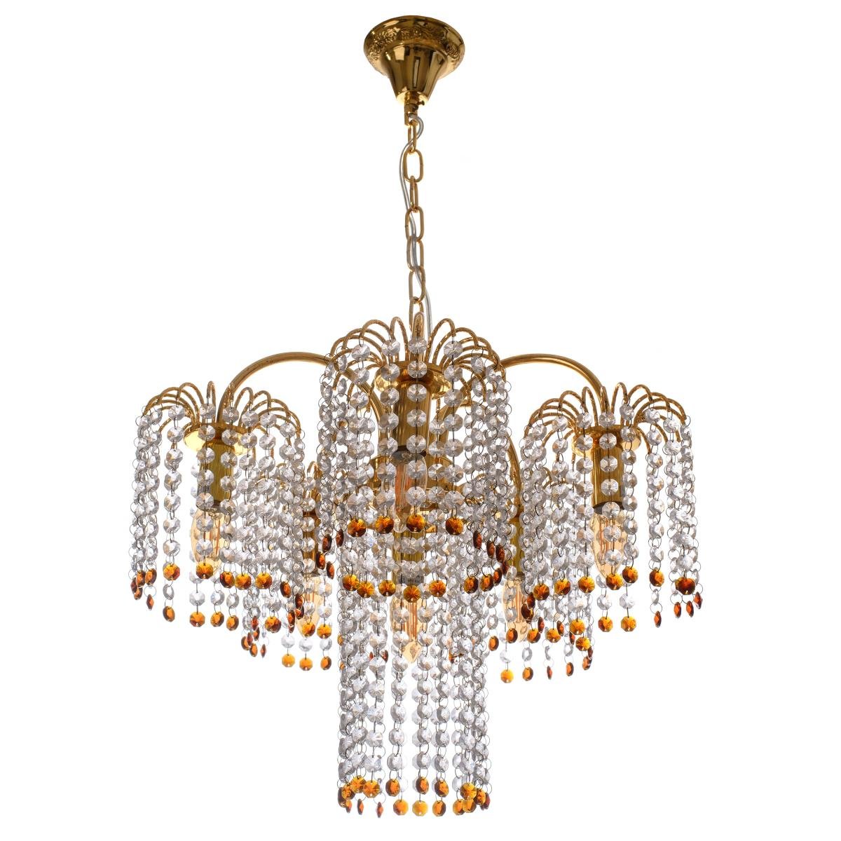 Люстра подвесная хрустальная Brille BCL-283S/6