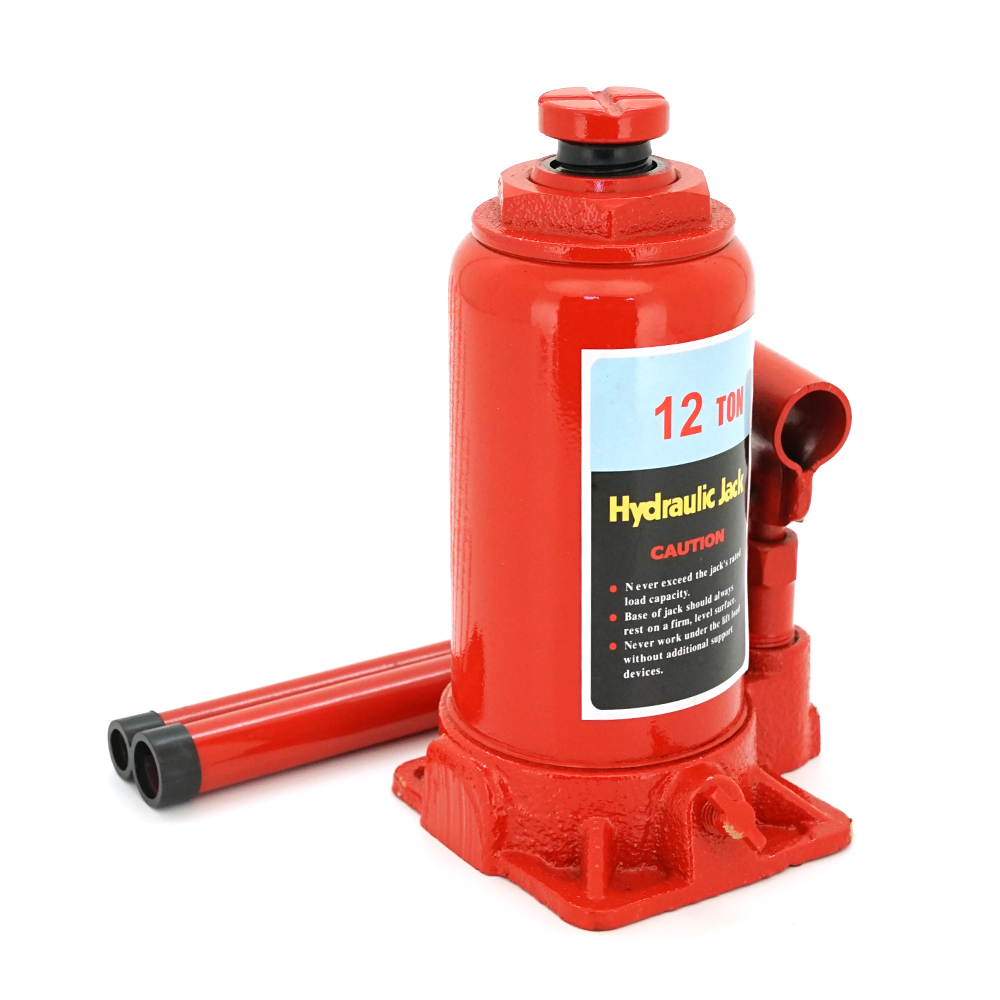 Домкрат гидравлический 12 т усиленная высота подхвата 210 мм подъем до 400 мм (YUT_V8804)