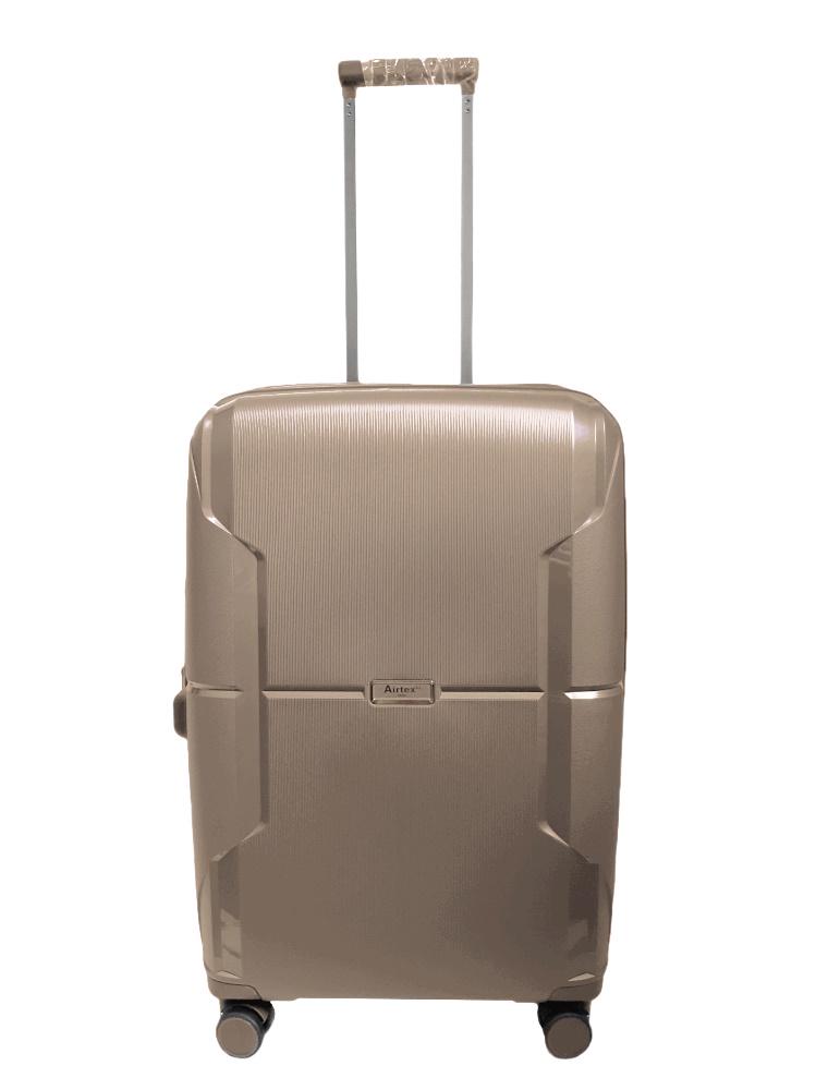 Валіза середня AIRTEX 245 поліпропілен M Шампань - фото 1