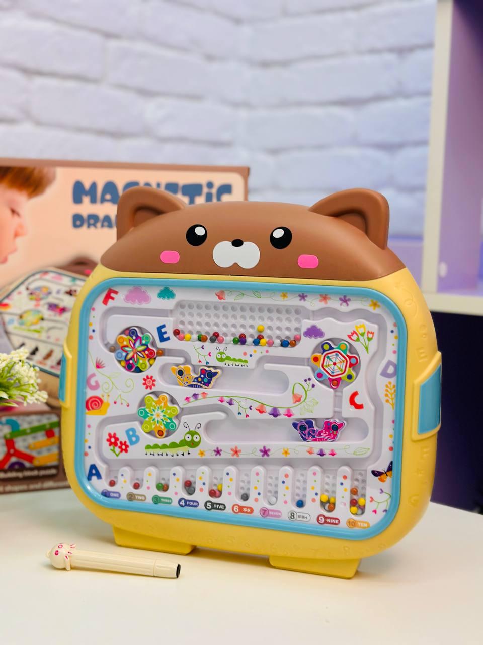 Игрушка развивающая Монтессори Доска с шариками с магнитной ручкой с 3 лет (2795382754) - фото 3 Игрушка развивающая Монтессори Доска с шариками с магнитной ручкой с 3 лет (2795382754) - фото 3