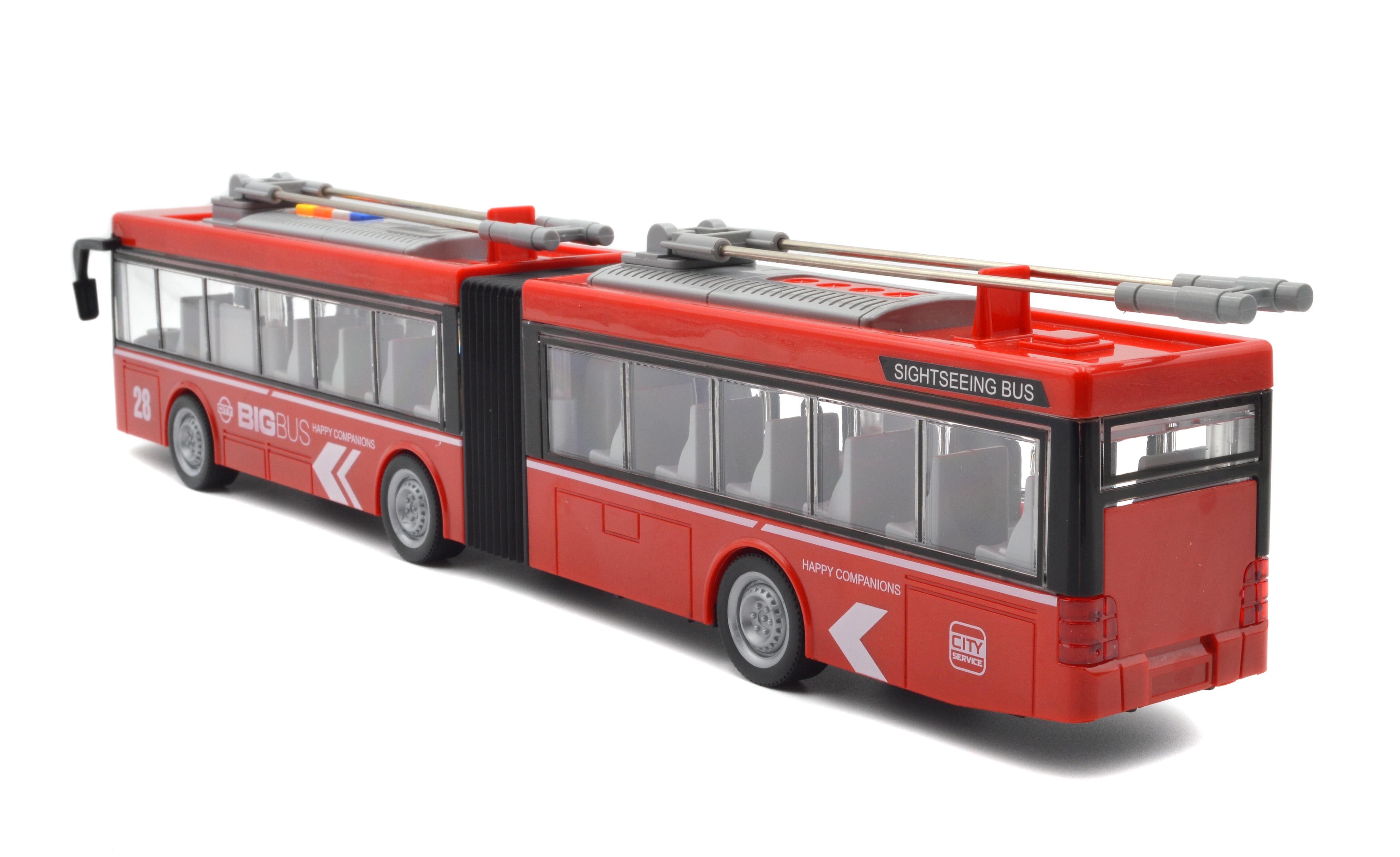 Тролейбус WY915A масштаб 1:16 звук/світло/відчиняються двері (30358497) - фото 3 Тролейбус WY915A масштаб 1:16 звук/світло/відчиняються двері (30358497) - фото 3