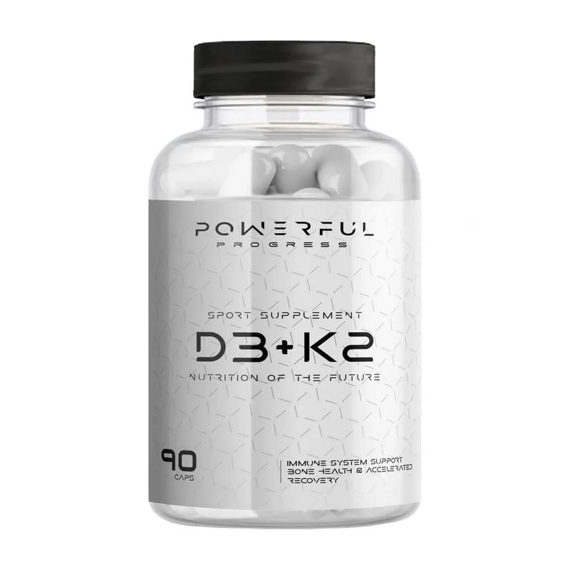 Витамин D3+K2 Powerful Progress Vitamin D3+K2 90 капс.
