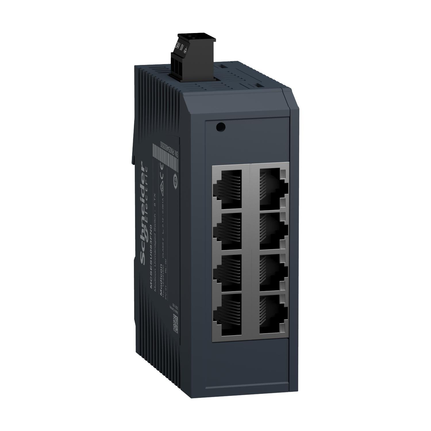 Коммутатор сетевой неуправляемый Schneider Electric Modicon 8TX (MCSESU083FN0)