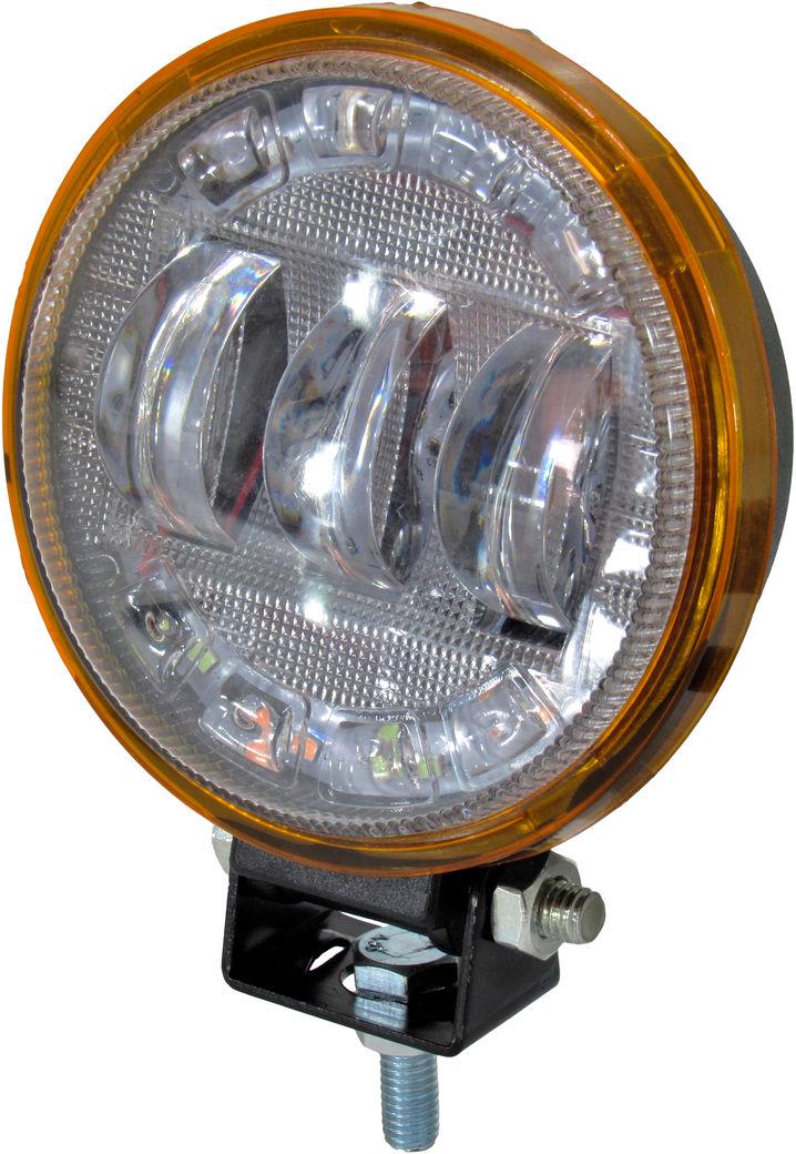 Фара светодиодная круглая LED 30W 6000К LED-FL-60