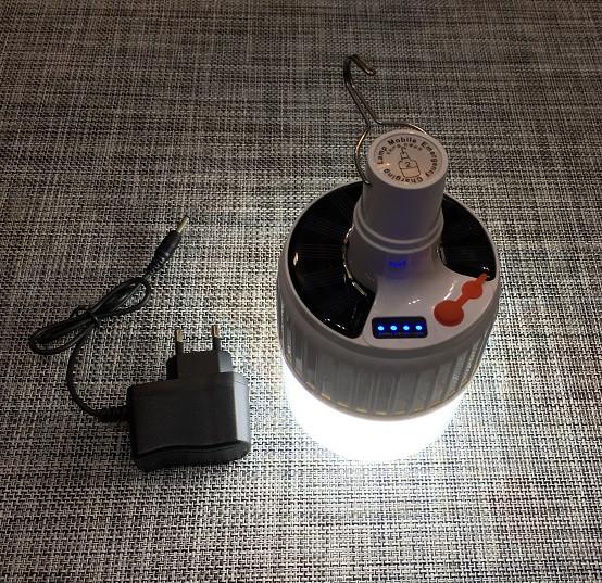 Кемпинговая лампа с крючком и АКБ и солнечной панелью SL-24/55 - фото 2 Кемпинговая лампа с крючком и АКБ и солнечной панелью SL-24/55 - фото 2