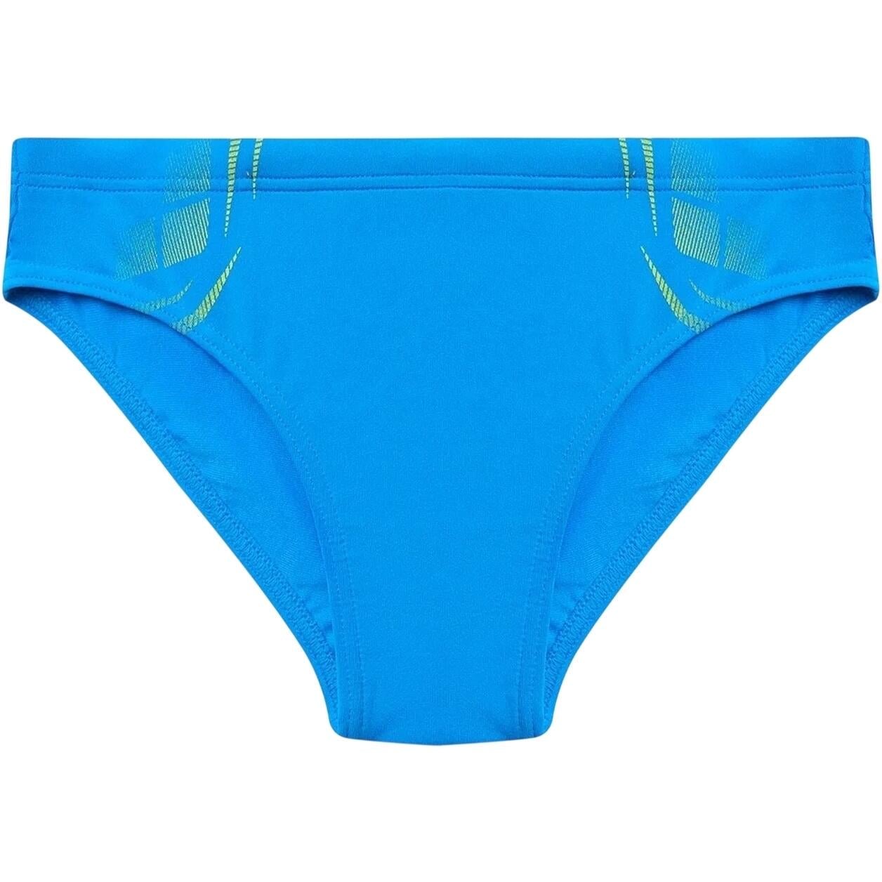 Плавки-брифы детские Arena POSEIDONIA SWIM BRIEFS 164 см Голубо-желтый (009009-806)
