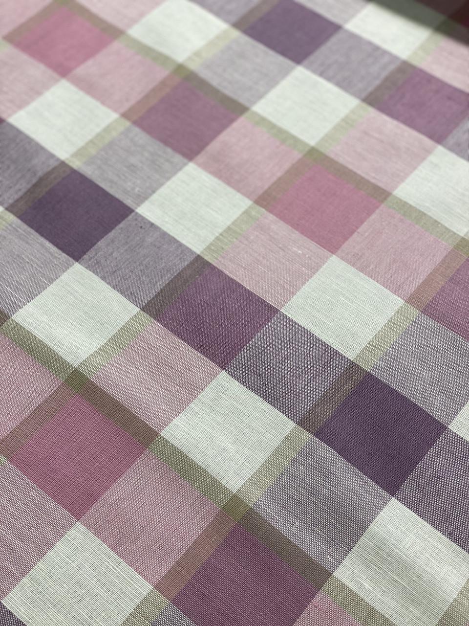 Ткань скатертная LINEN PLUS льняная 155 см 1/1 Меланж - фото 7