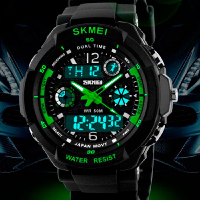 Часы мужские Skmei S-SHOCK 0931 Green (0931_bestNM) - фото 6