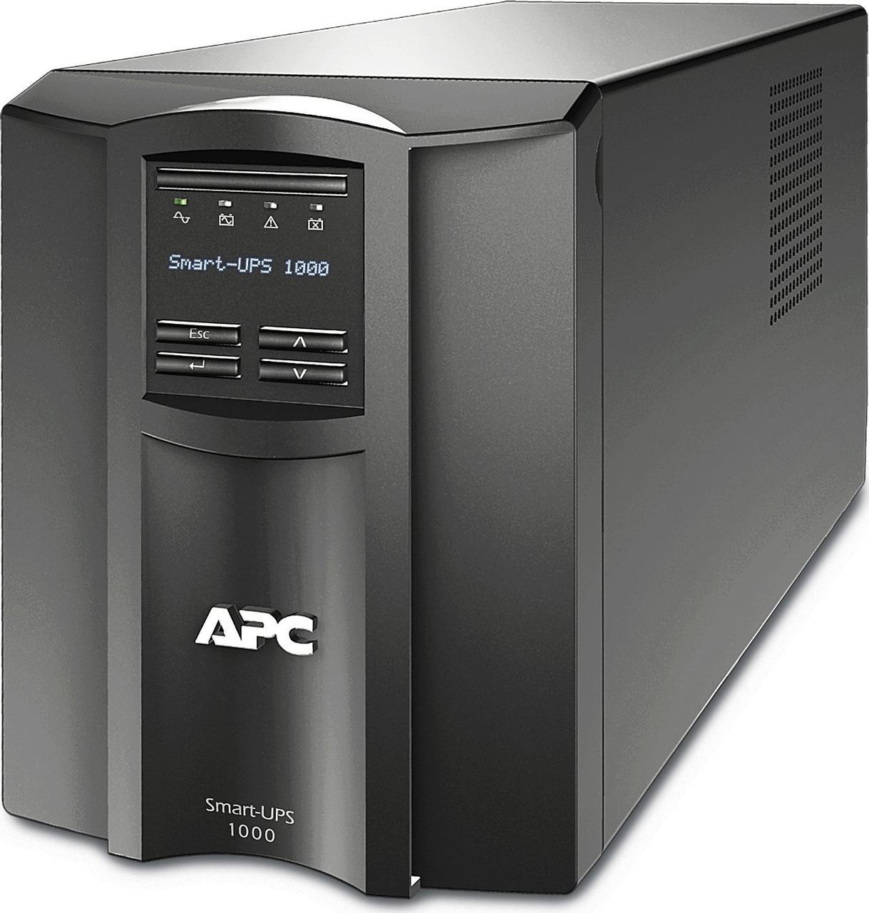 Джерело безперебійного живлення лінійно-інтерактивне APC Smart-UPS 1000VA LCD (SMT1000I)