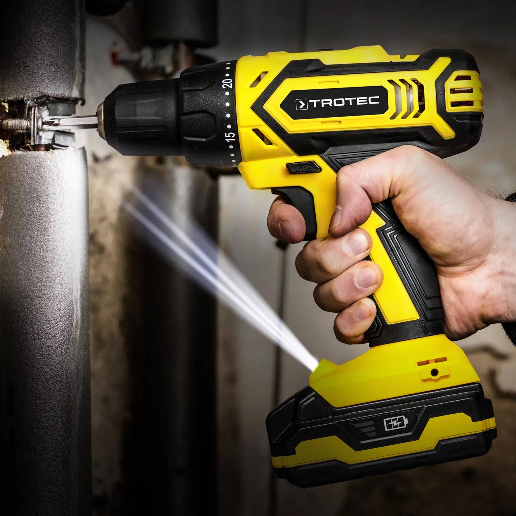 Дрель-шуруповерт аккумуляторная Trotec PSCS 11-20V с кейсом (4410000302) - фото 5 Дрель-шуруповерт аккумуляторная Trotec PSCS 11-20V с кейсом (4410000302) - фото 5