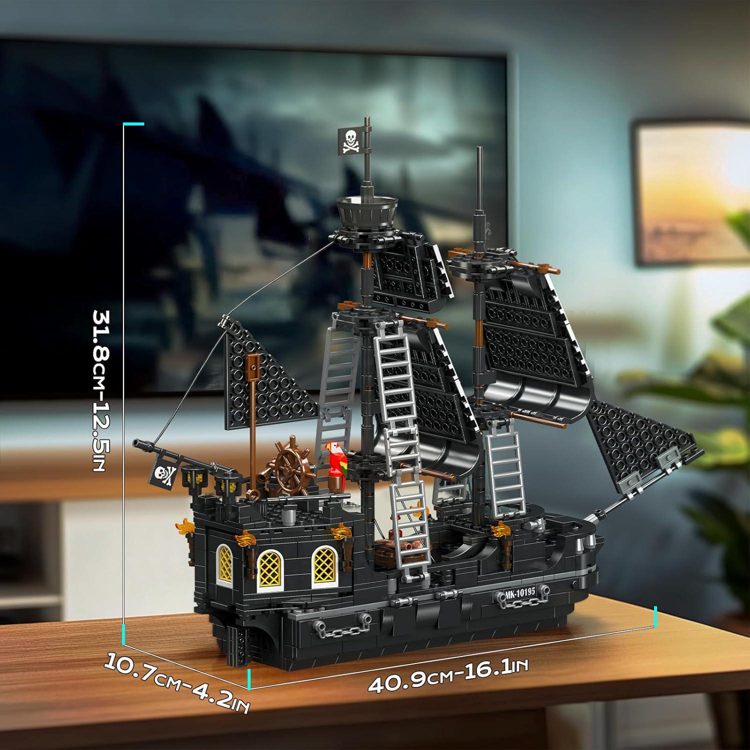 Конструктор Корабель піратський Чорна Перлина 932 дет. (10195) - фото 5 Конструктор Корабель піратський Чорна Перлина 932 дет. (10195) - фото 5