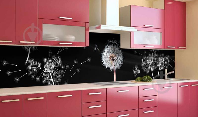 Наклейка виниловая кухонный фартук Zatarga "Пушистый Одуванчик" 600х2500 мм Наклейка виниловая кухонный фартук Zatarga "Пушистый Одуванчик" 600х2500 мм