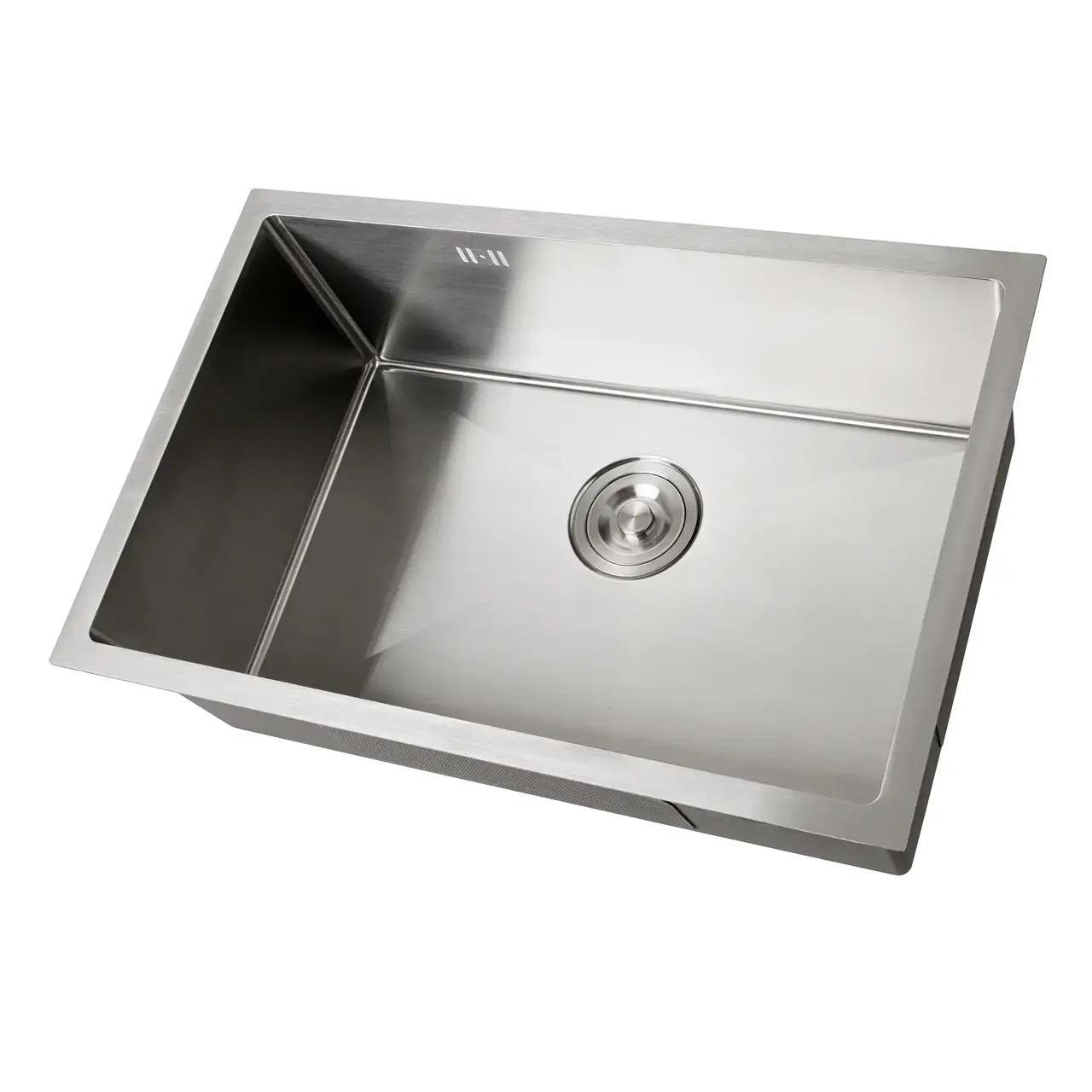 Мойка для кухни под столешницу Nett NS-6845 из нержавеющей стали 1,5 мм (040125)