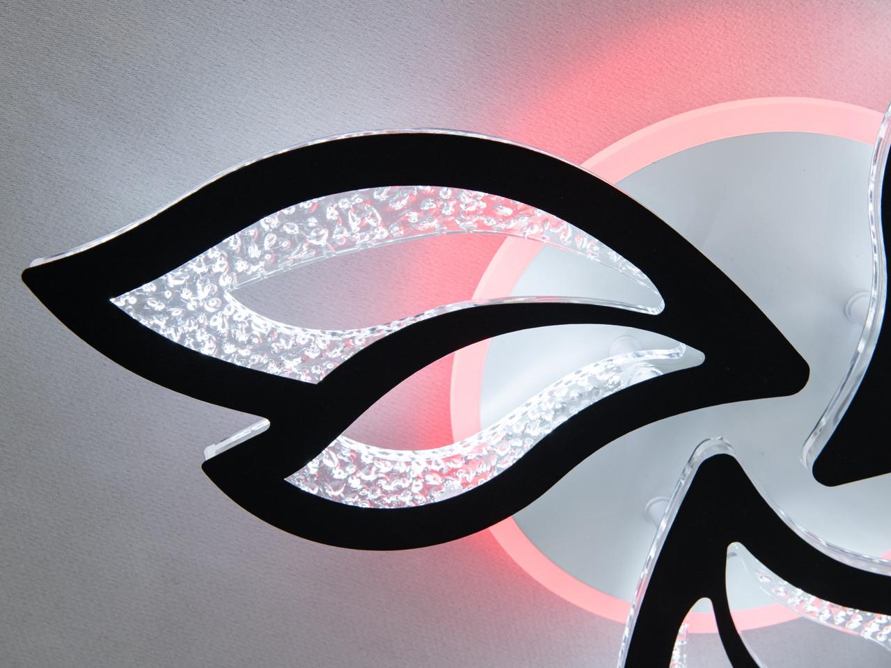 Люстра світлодіодна в передпокій з пультом 2455-3BK-LS 55 W на 8 м2 Чорний (2437060103) - фото 5 Люстра світлодіодна в передпокій з пультом 2455-3BK-LS 55 W на 8 м2 Чорний (2437060103) - фото 5