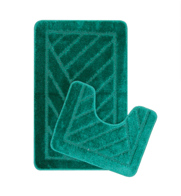 Коврики для ванной и туалета Vonaldi с вырезом резиновая основа 60x100 см (377 Xm)