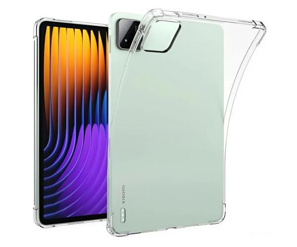 Чехол силиконовый TPU для Xiaomi Pad 7/7 Pro Прозрачный