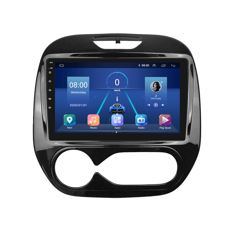 Автомагнитола штатная Lesko для Renault Captur I рестайлинг 2017-2019 9" 6/128Gb 4G Wi-Fi GPS Top MOB