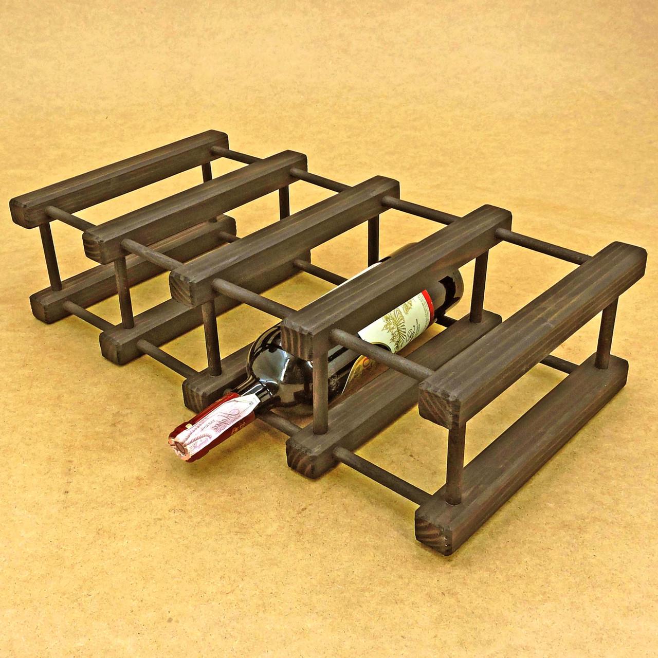 Полка для вина настольная Сенчури 4 Мокко (Впс-400310)