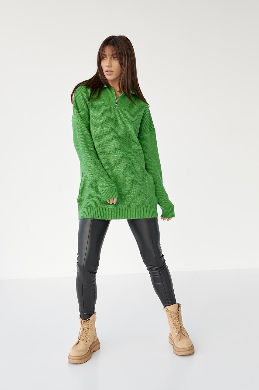 Туника оверсайз S Зеленый (9506289) - фото 3 Туника оверсайз S Зеленый (9506289) - фото 3