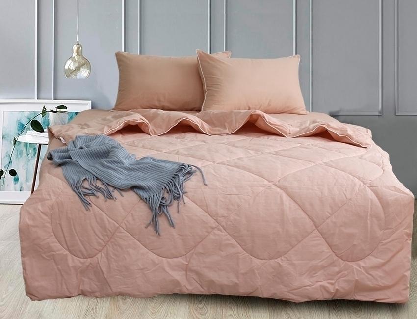 Комплект постельного белья TAGtekstil ранфорс (с одеялом) Elegant Pale Blush Двуспальный 518633937