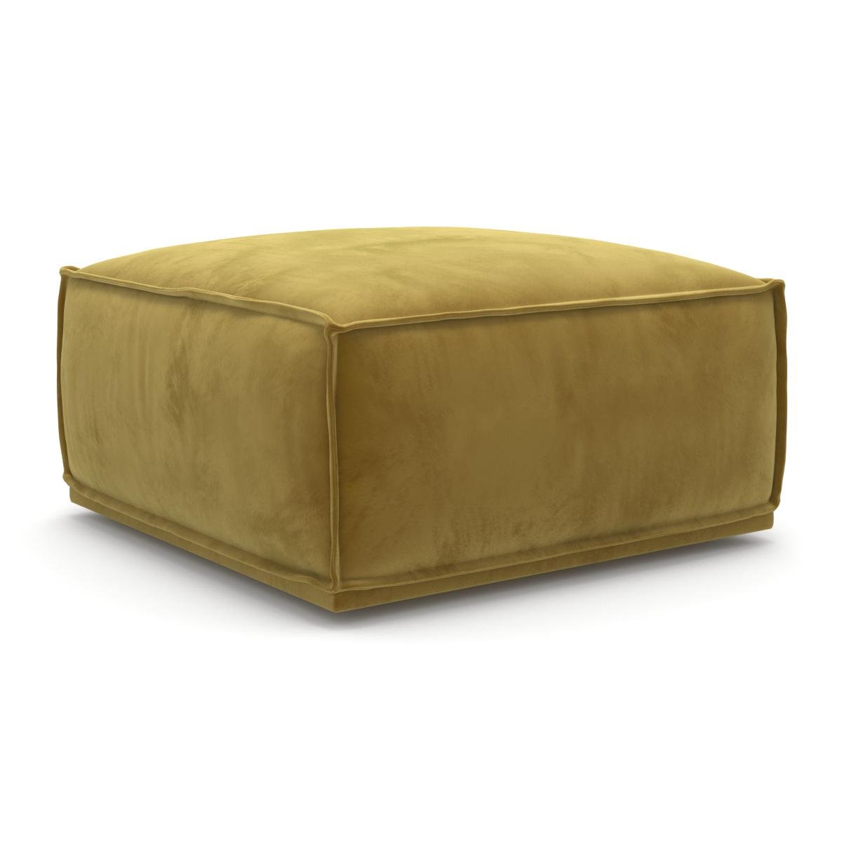 Пуф Evans 60х38х55 см Жовтий (Арт. 93) - фото 1 Пуф Evans 60х38х55 см Жовтий (Арт. 93) - фото 1