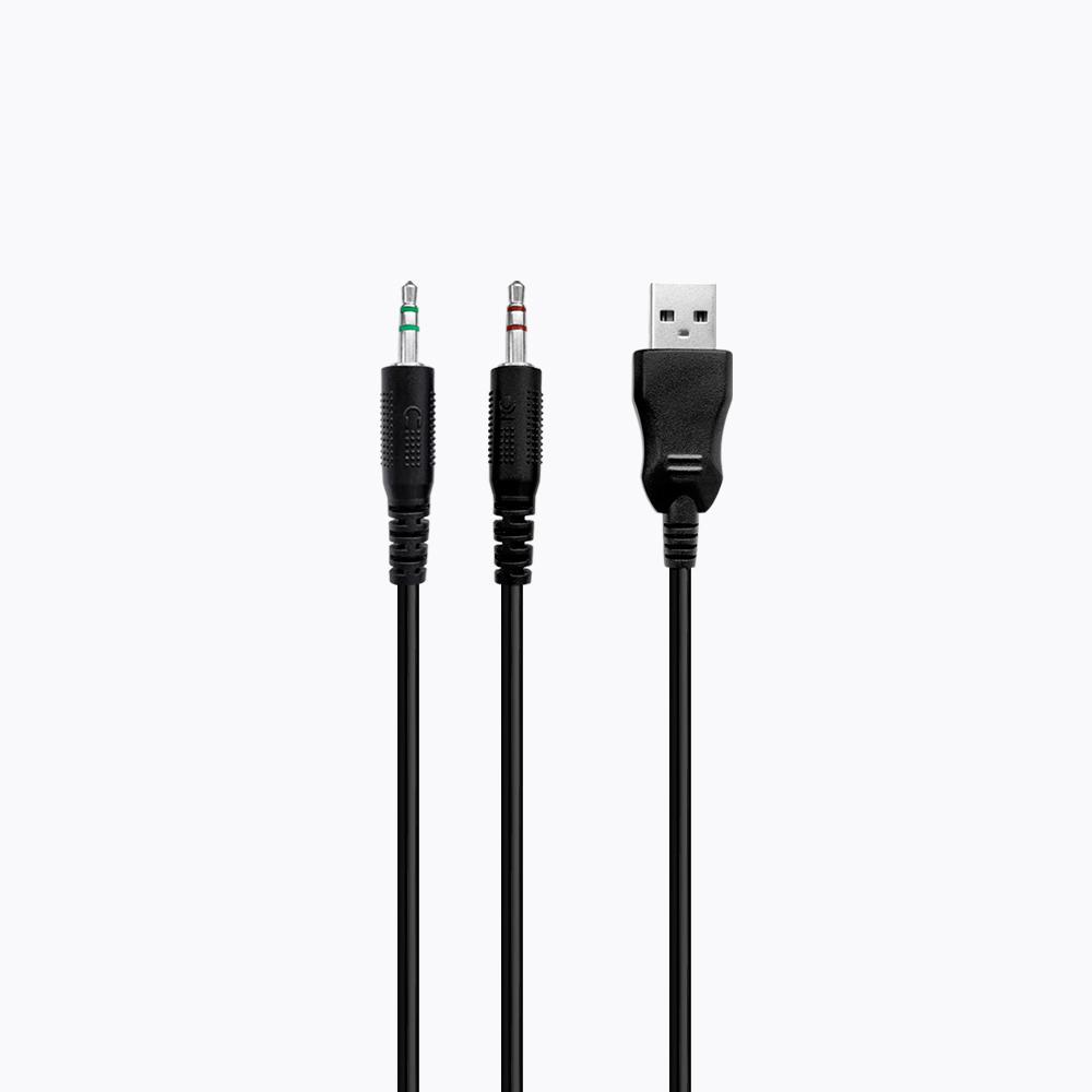 Навушники з мікрофоном Havit HV-H2168d USB + 3,5 мм (23849) - фото 2