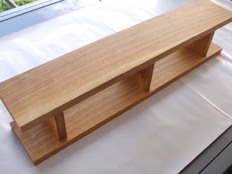 Полка настенная из дерева Этерно 2 Сиена (ПНС/204705)